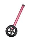 Walker Wheels with Two Sets of Rear Glides, for Use with Universal Walker, 5", Pink