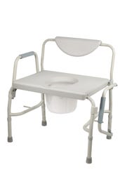 Deluxe Bariatric Drop-Arm Commode