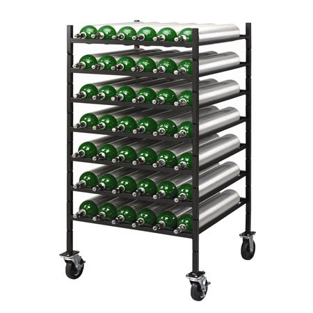 42 Cylinder D, E, M9, M7 Horizontal Stacker Cart