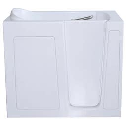 Avora Bath 52'' x 52'' Walk-In Air Fiberglass Bathtub with Faucet - Main Image