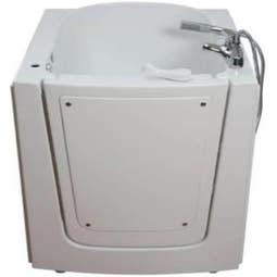 Avora Bath 38'' x 33'' Walk-In Air Fiberglass Bathtub with Faucet - Main Image