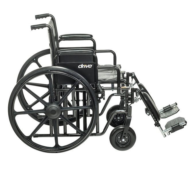Sentra EC Heavy Duty Wheelchair, Detachable Full Arms, Swing Sentra EC Heavy Duty Wheelchair, Detachable Full Arms, Swing