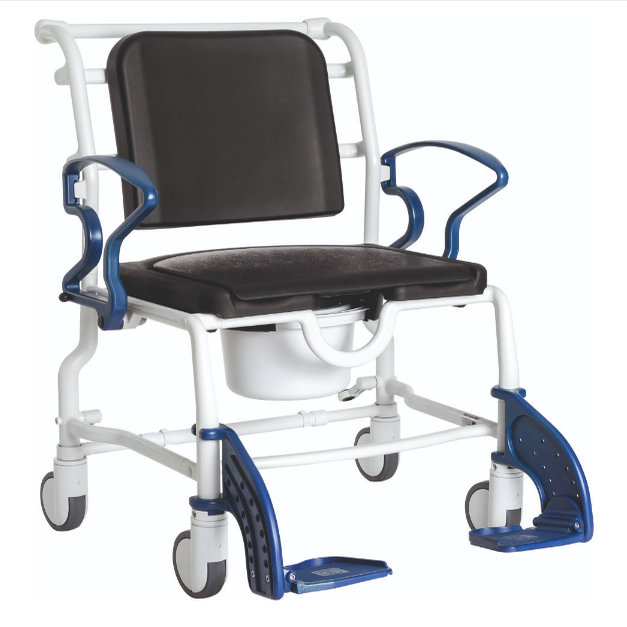 Rebotec Dallas Bariatric Shower Commode Chair