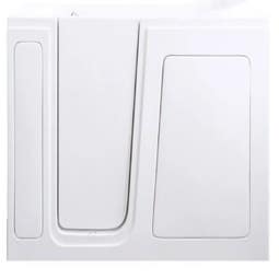 Avora Bath 48'' x 28'' Walk-In Air Fiberglass Bathtub with Faucet - Main Image