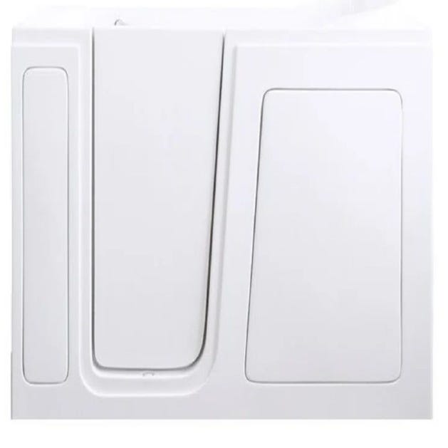48'' x 28'' Walk-In Air Fiberglass Bathtub with Faucet and Heater