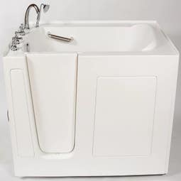 Avora Bath 60'' x 30'' Walk-In Air Fiberglass Bathtub with Faucet - Main Image