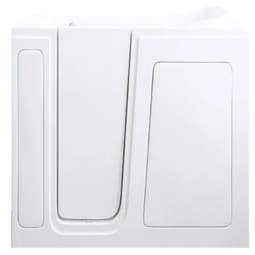 Avora Bath 60'' x 30'' Walk-In Whirlpool Fiberglass Bathtub with Faucet - Main Image