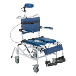 Drive Tilting Aluminum Rehab Shower Chair Commode - Main Image