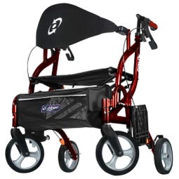Drive Airgo Fusion F18 Side-Folding Rollator & Transport Chair - Main Image