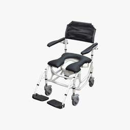 Future Mobility Aqua NTF Rehab Shower Commode Chair Stainless Steel - Main Image