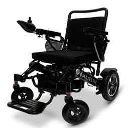 ComfyGo MAJESTIC IQ-7000 Auto Folding Remote Controlled Electric Wheelchair - In Black Finish