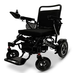 ComfyGo MAJESTIC IQ-7000 Auto Folding Remote Controlled Electric Wheelchair - In Black Finish