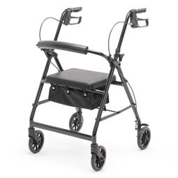 Proactive Protekt Steel Rollator - in Black Finish