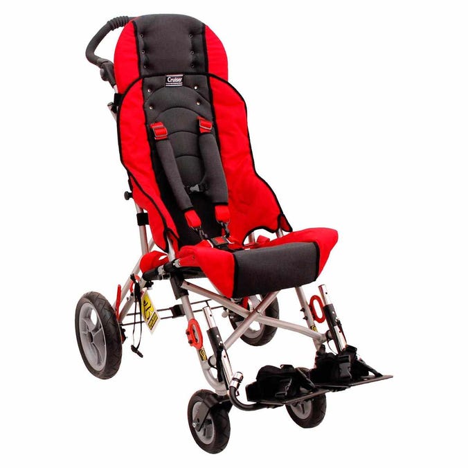 Convaid Cruiser Fixed-tilt Stroller ***Shown with Optional Accessories