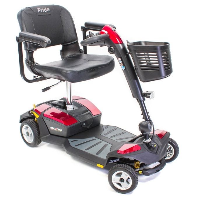 Pride Go Go Lx 4 Wheel With Cts Suspension Mobility Scooter