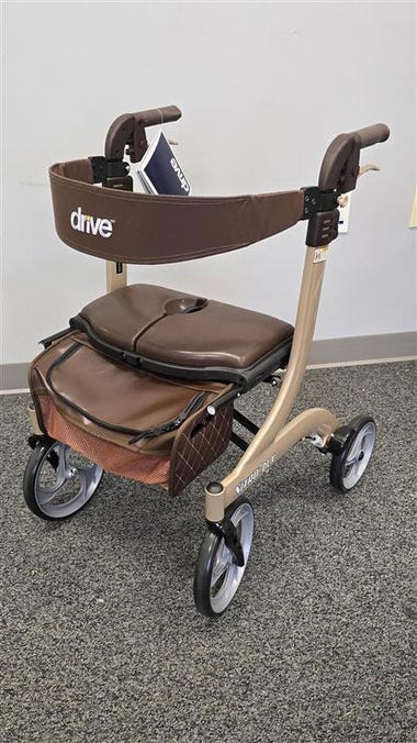 Nitro DLX Luxury Rollator - Champagne - Like New - Open Box