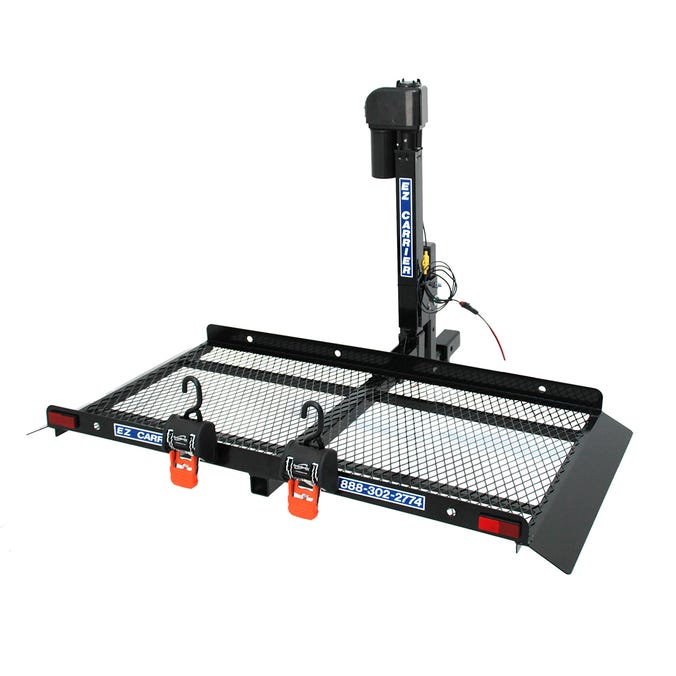 Fold-N-Go Hitch-Mounted Vehicle Lift