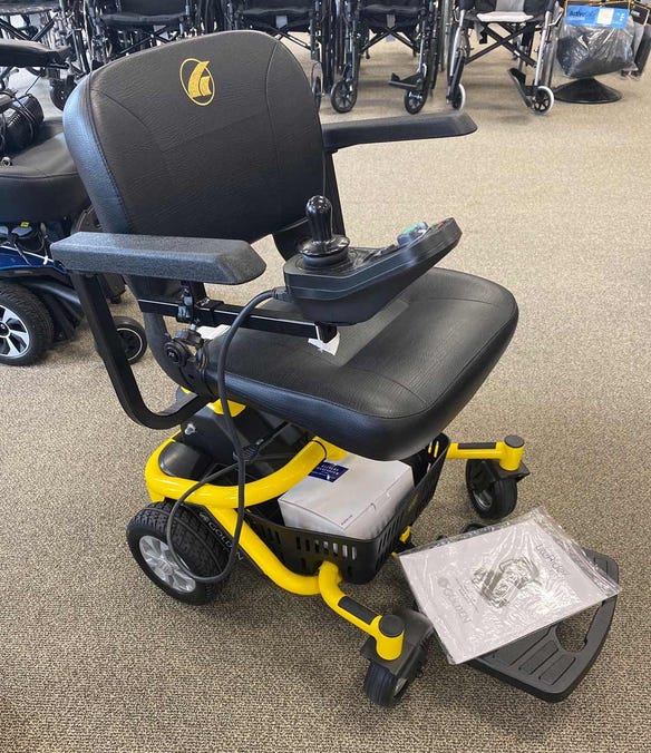 LiteRider Envy Portable Power Chair- 18" Seat - Gray - Open Box