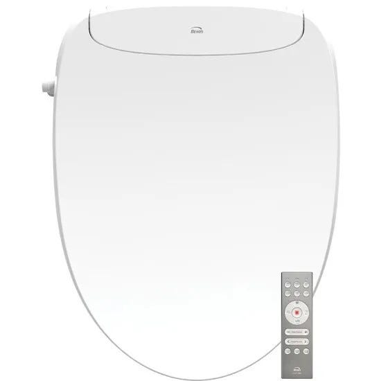 Bemis Haven Elongated Plastic Bidet Toilet Seat White Never Loosens