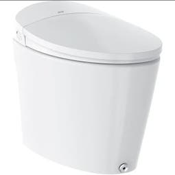 Bemis Sanctuary Elongated Plastic/Ceramic Smart Bidet Toilet White - Main Image