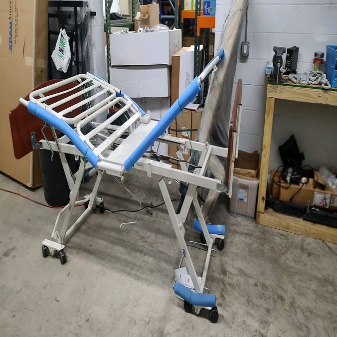 Carroll CS7 Hi-Low Hospital Bed - 42" - Minor Scratches - Open Box