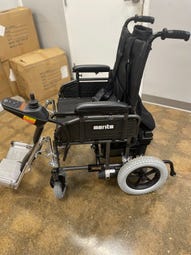 Travel-Ease Folding Power Chair - 16" Seat Width - Elevating Legrests - Open Box