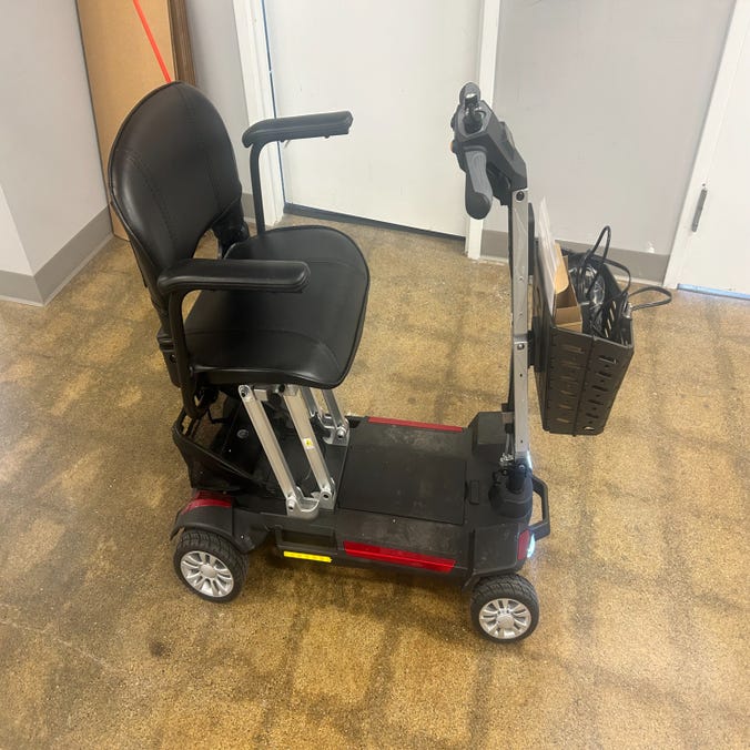 Buzzaround CarryOn® Folding Scooter - Red - Like New - Open Box