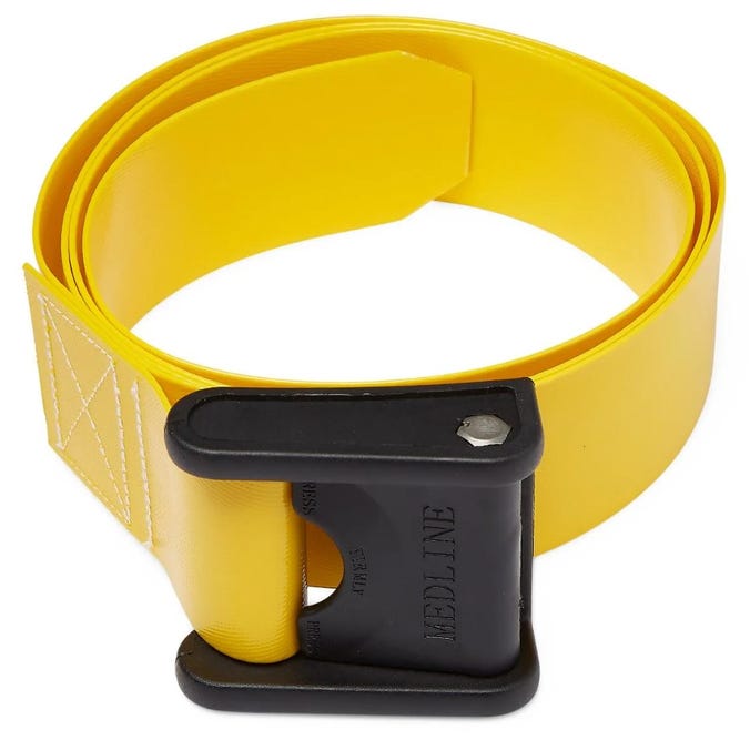 Wipeable Gait Belt  - Yellow