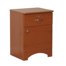 Drive Medical Oslo 1 Drawer Bedside Cabinet - Main Image - Cherry