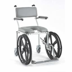 Nuprodx Mobility MultiChair 4020RX Roll-In-Shower Commode Chair - Self Propelled - Main Image