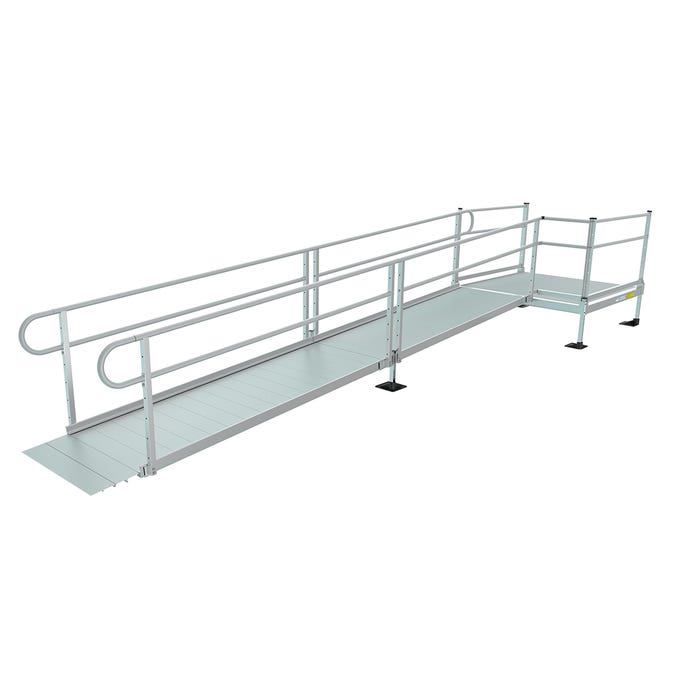 PATHWAY® 3G Solid Surface Two-Line Handrails 