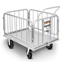 SuperHandy Platform Truck & Trailer - 1200Lb Capacity, Connects Directly to Utility Tugger - Main Image