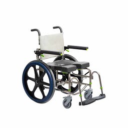 Self Propelled Mobile Rehab Shower Commode Chair
