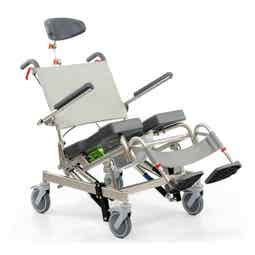 RAZ Design AT600 Attendant Tilt Bariatric Mobile Rehab Shower Commode Chair - Main Image
