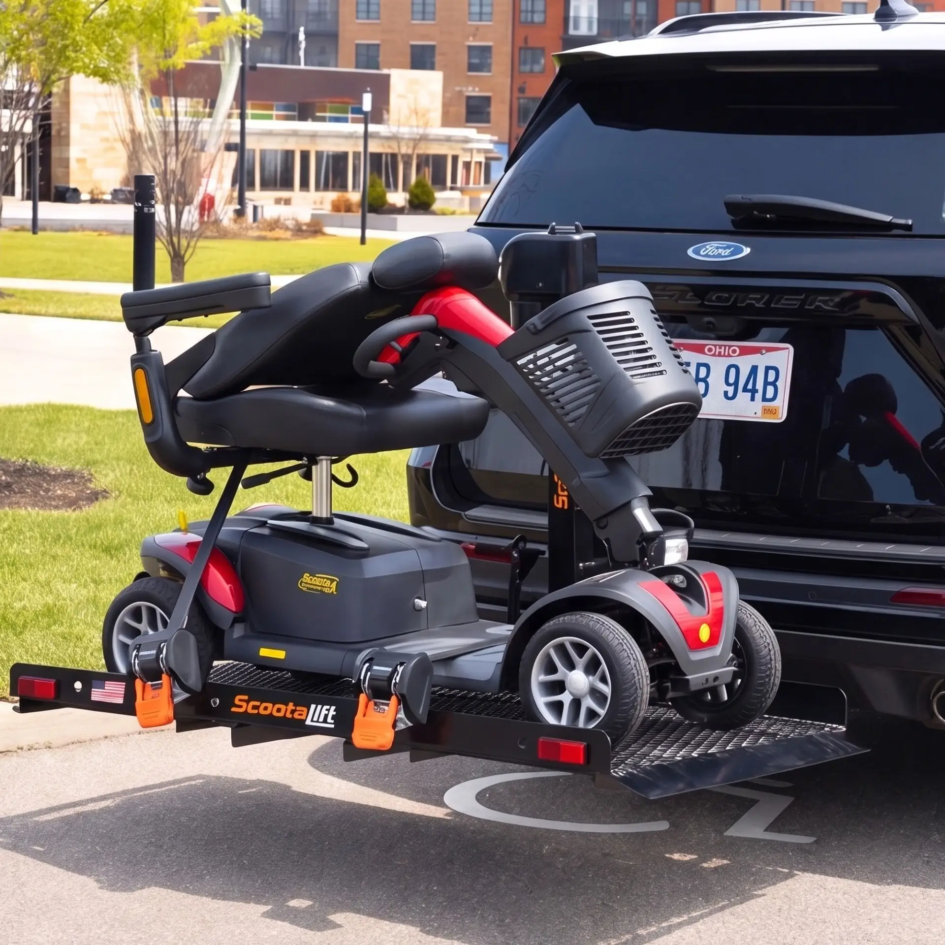ScootaLift AutoFold Universal Mobility Scooter & Wheelchair Carrier