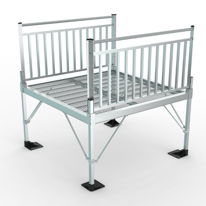5' x 5' Expanded Metal Surface Picket Rails