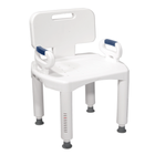 Premium Shower Chair with Back and Arms