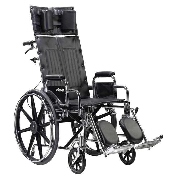 Silver Sport Reclining Wheelchair