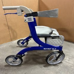 Nitro DLX Luxury Rollator - Blue - Open Box