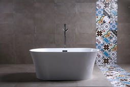 67'' x 31'' Freestanding Soaking Acrylic Bathtub
