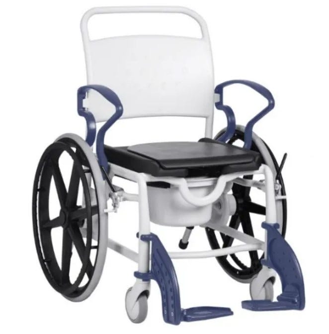 Rebotec Miami Self-Propelled Shower Commode Chair