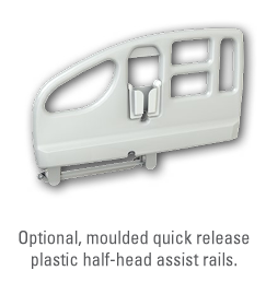 Molded Head-End Side Rails Pair (Shown)
