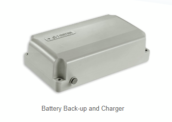 Battery back up and Charger - factory installed