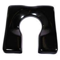 18" W x 18" D Ensolite Front Open Contoured Seat (A-5.5" x B-8.25" Opening, 2" Waterfall Foam) (P61058)