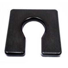 18" W x 18" D Comfortuff Front/Rear Open Seat (A-5" x B-8" Opening, 2.5" Waterfall Foam) (P60993)