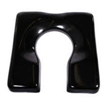 18" W x 18" D Ensolite Front Open Contoured Seat (A-5.5" x B-8.25" Opening, 2" Waterall Foam) (P61058)