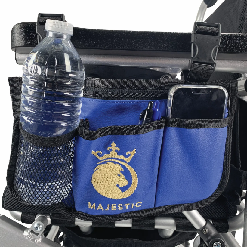 Majestic Multipurpose Wheelchair & Scooter Bag Blue