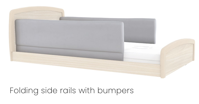 3/4 Side Rail Bumpers Pair