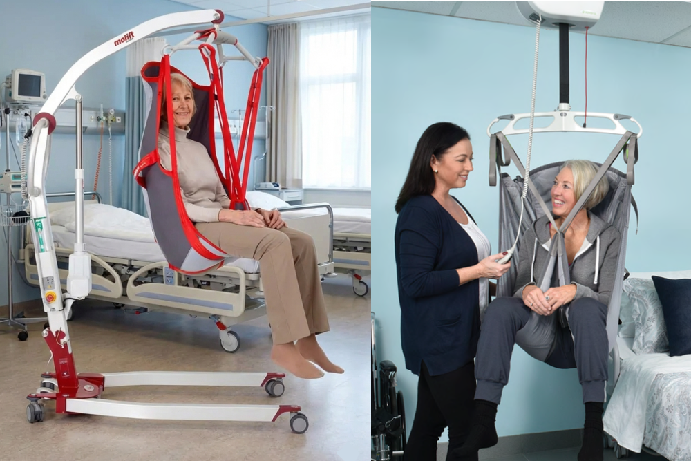 Portable vs. Fixed Patient Lifts