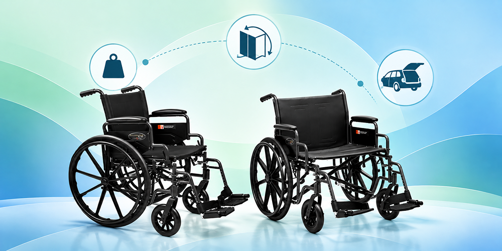Manual Wheelchair Weight and Portability